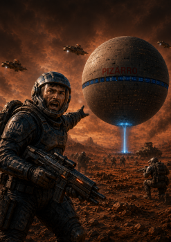 RICK STRYKER POSTER  A2   P001 PIZARRO ERWACHT