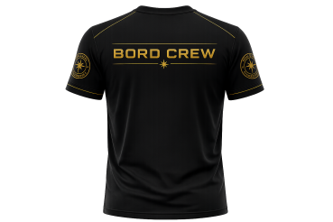 Preview: RICK STRYKER  T-SHIRT   BORD CREW  BLACK  M- XXL