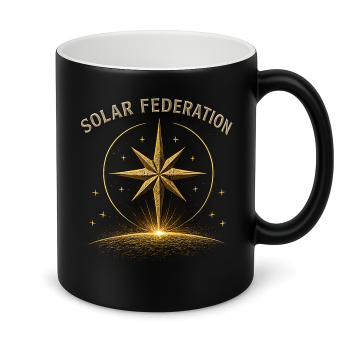 Solare Föderation Fan-Tasse – Der Stern der Zukunft
